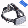 14 LED -gruvbrytare laddningsbar strålkastarhuvudlampa